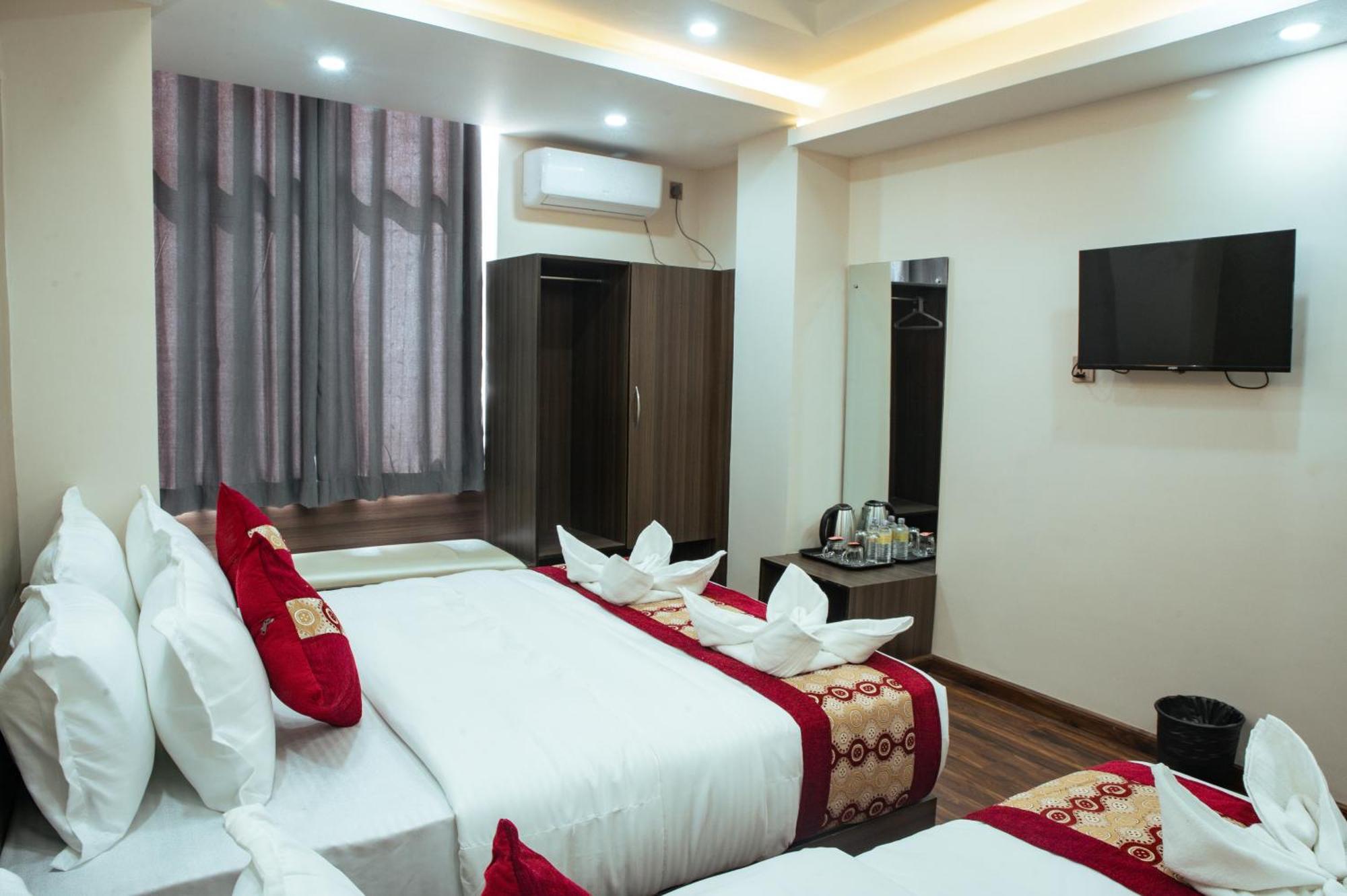 Kusum Airport Hotel Catmandu Exterior foto